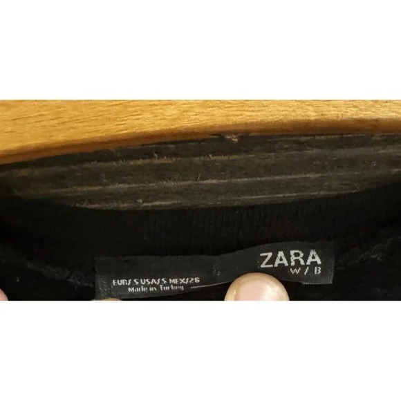 Zara Beaded Sequin Embroidered Embellished  t- Shirt Tunic mini dress floral USS - Picture 3 of 7